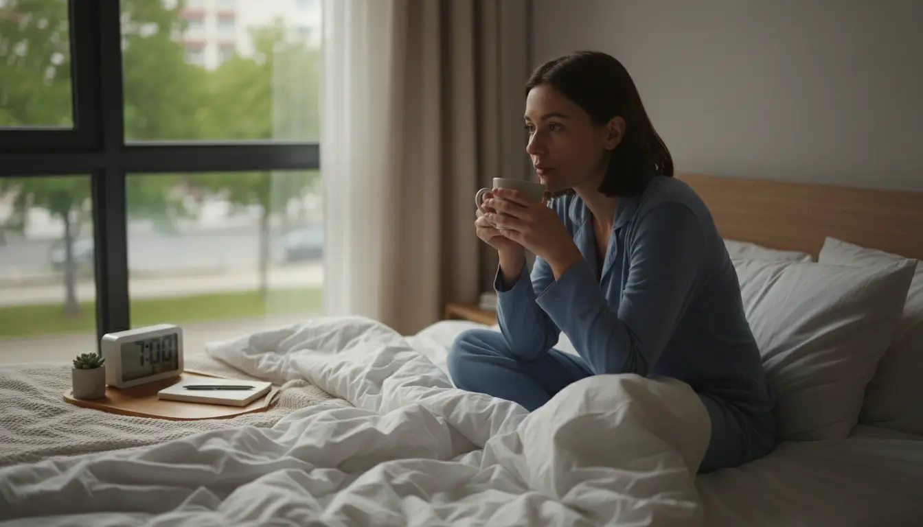 休日でも疲れが取れない女性