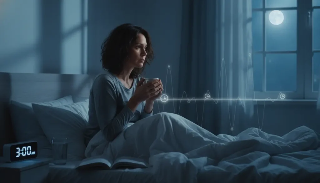 午前３時に目が覚めた女性