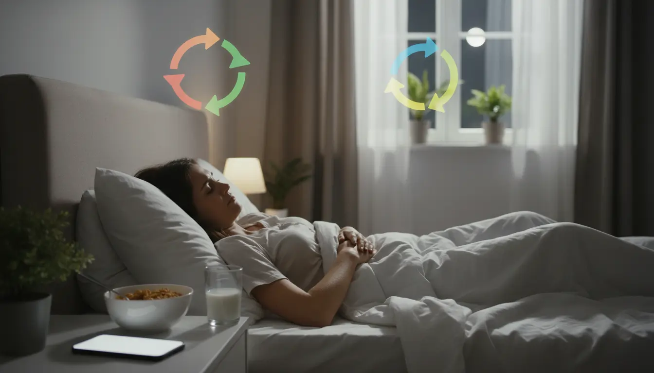 食後すぐ寝る女性